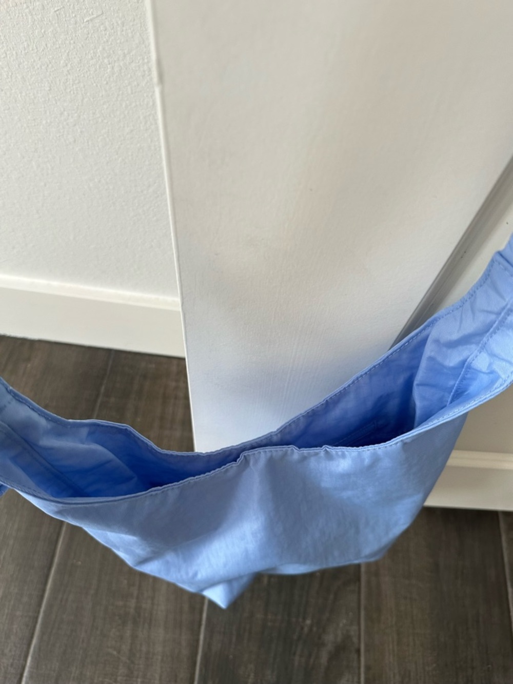 BAGGU French Blue Small Nylon Sling Bag - Picture 6 of 6